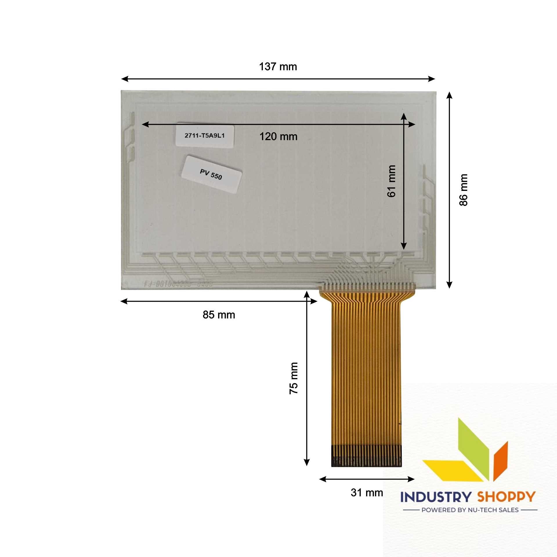Touch Screen for Allen-Bradley 2711-T5A9L1 HMI Touch Screen for Allen-Bradley 2711-T5A9L1 HMI
